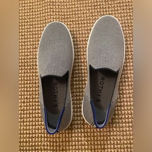 Rothy’s Anchor Gray City Slip-On sneaker. size 9. Brand new, in original box.